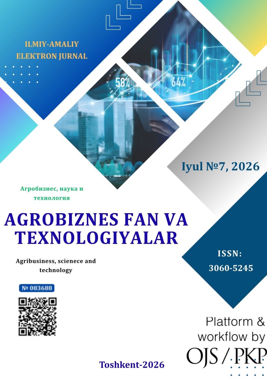					View Vol. 4 No. 7 (2026): Agrobusiness, science and technology
				